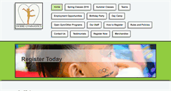 Desktop Screenshot of dobregymnastics.com