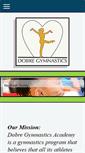 Mobile Screenshot of dobregymnastics.com